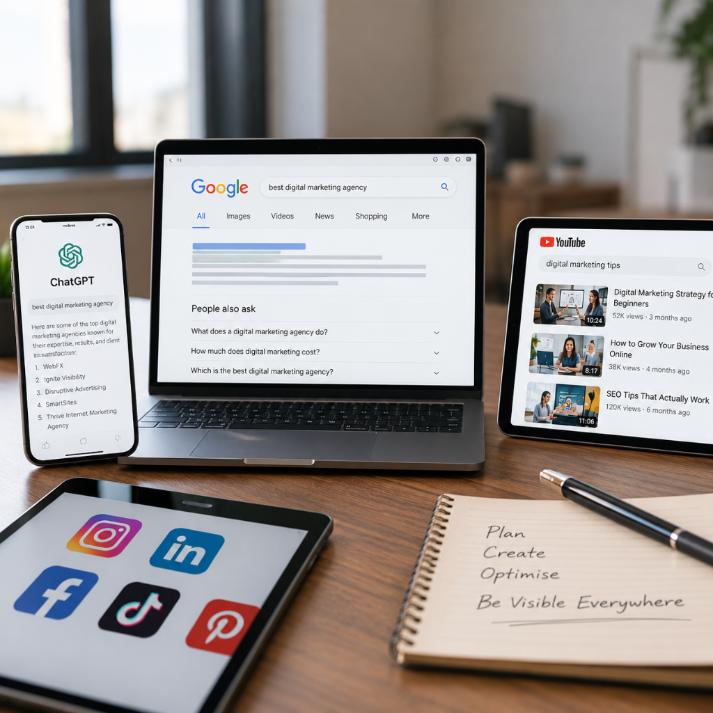 Multi-platform digital marketing