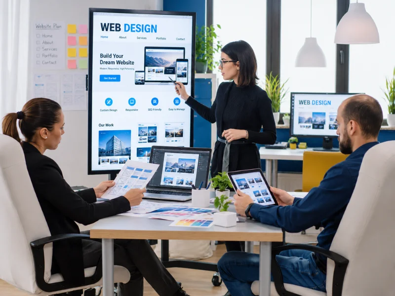 WordPress development planning team