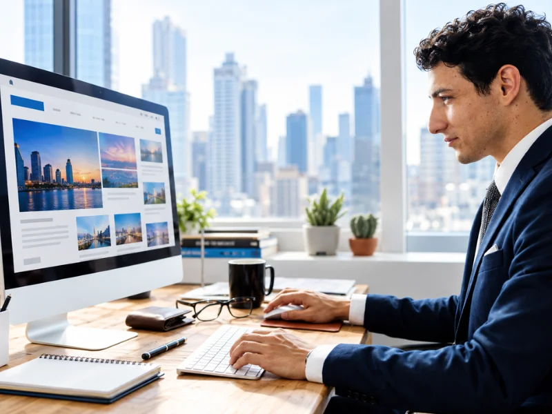 WordPress development website design workspace